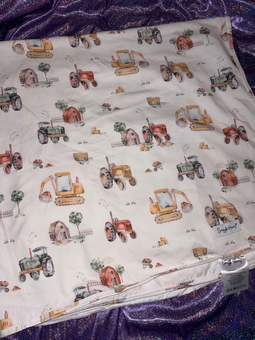 Diggers & Tractors Snuggle Hunny Blanket